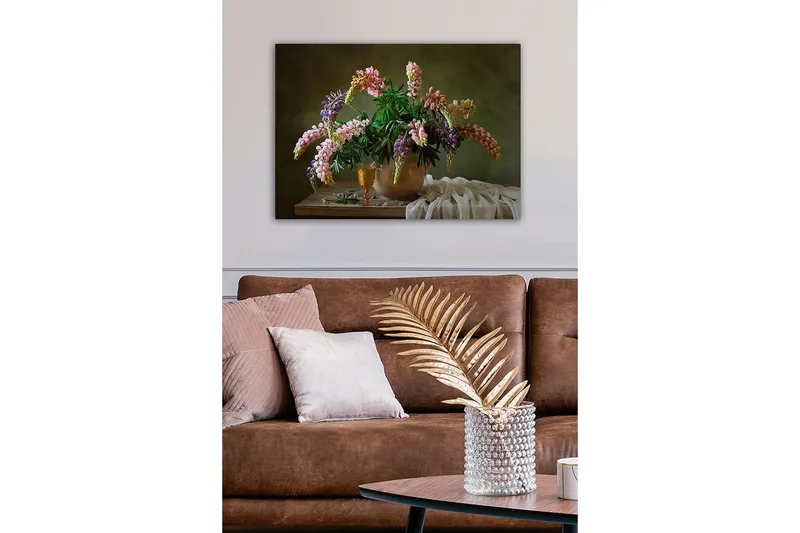 Dekorativ Canvasbilde 50x70 cm - Flerfarget - Interiør - Maleri & posters - Lerretsbilder