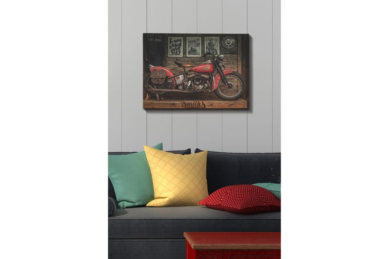 Dekorativ Canvasbilde 50x70 cm - Flerfarget - Interiør - Maleri & posters - Lerretsbilder