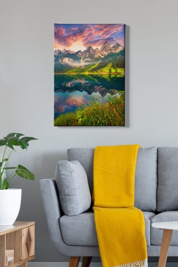 Dekorativ Canvasbilde 50x70 cm - Flerfarget - Interiør - Maleri & posters - Lerretsbilder