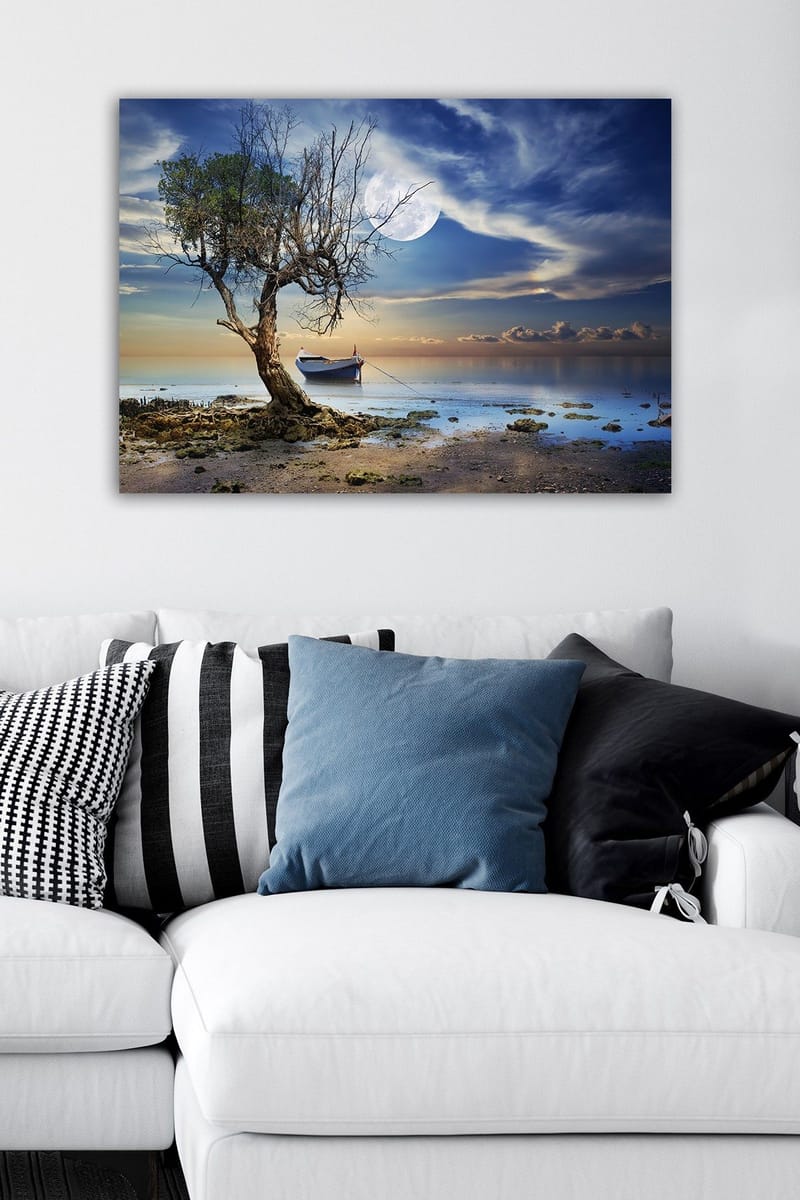 Dekorativ Canvasbilde 50x70 cm - Flerfarget - Interiør - Maleri & posters - Lerretsbilder