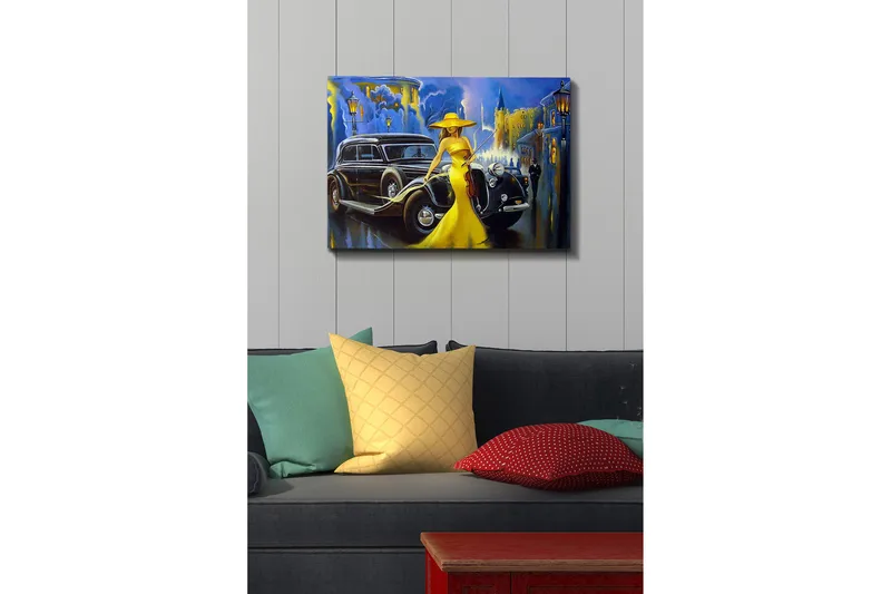 Dekorativ Canvasbilde 50x70 cm, Flerfarget