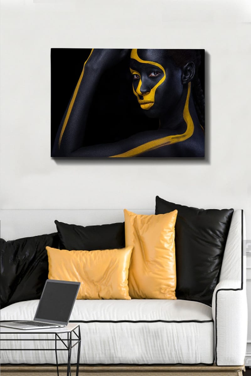 Dekorativ Canvasbilde 50x70 cm - Flerfarget - Interiør - Maleri & posters - Lerretsbilder