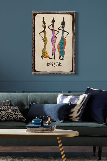 Dekorativ Canvasbilde 50x70 cm - Flerfarget - Interiør - Maleri & posters - Lerretsbilder