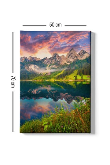 Dekorativ Canvasbilde 50x70 cm - Flerfarget - Interiør - Maleri & posters - Lerretsbilder