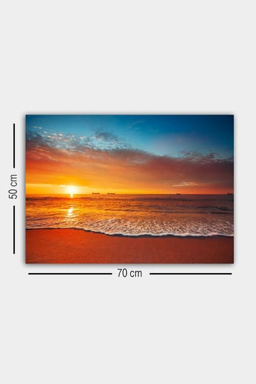 Dekorativ Canvasbilde 50x70 cm - Flerfarget - Interiør - Maleri & posters - Lerretsbilder