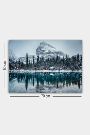 Dekorativ Canvasbilde 50x70 cm - Flerfarget - Interiør - Maleri & posters - Lerretsbilder