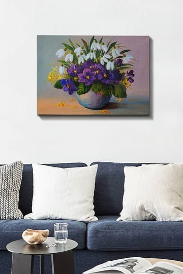 Dekorativ Canvasbilde 50x70 cm - Flerfarget - Interiør - Maleri & posters - Lerretsbilder