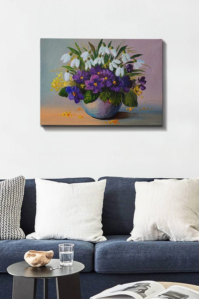 Dekorativ Canvasbilde 50x70 cm - Flerfarget - Interiør - Maleri & posters - Lerretsbilder