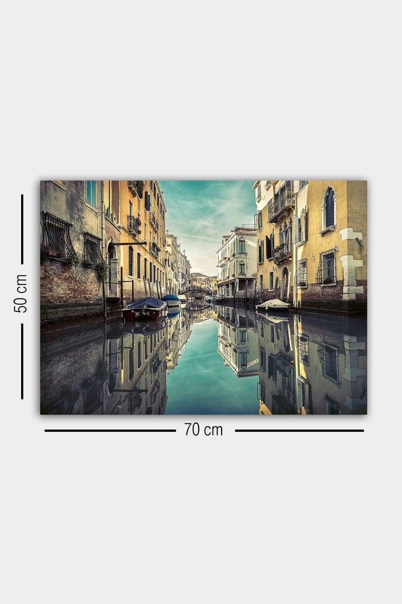 Dekorativ Canvasbilde 50x70 cm - Flerfarget - Interiør - Maleri & posters - Lerretsbilder