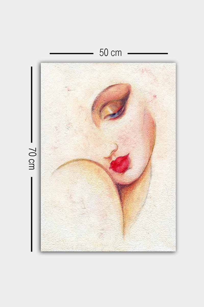 Dekorativ Canvasbilde 50x70 cm - Flerfarget - Interiør - Maleri & posters - Lerretsbilder