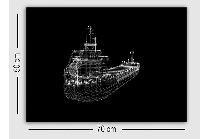 Dekorativ Canvasbilde 50x70 cm - Flerfarget - Interiør - Maleri & posters - Lerretsbilder