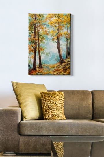 Dekorativ Canvasbilde 50x70 cm - Flerfarget - Interiør - Maleri & posters - Lerretsbilder