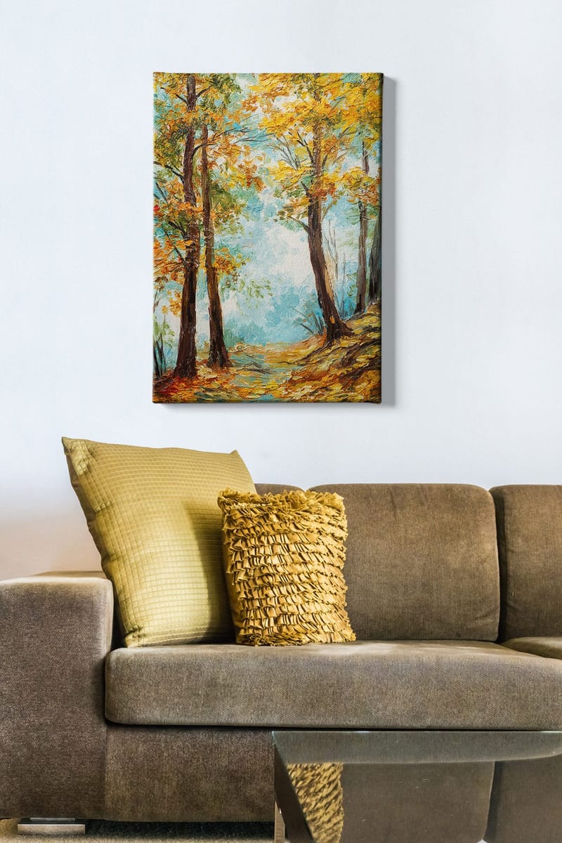 Dekorativ Canvasbilde 50x70 cm - Flerfarget - Interiør - Maleri & posters - Lerretsbilder