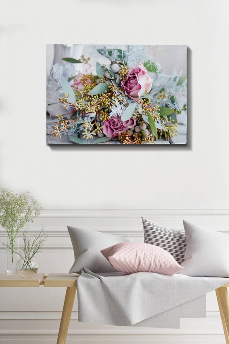 Dekorativ Canvasbilde 50x70 cm - Flerfarget - Interiør - Maleri & posters - Lerretsbilder