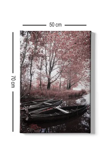 Dekorativ Canvasbilde 50x70 cm - Flerfarget - Interiør - Maleri & posters - Lerretsbilder