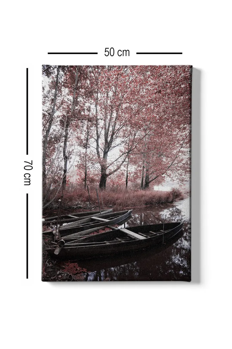 Dekorativ Canvasbilde 50x70 cm - Flerfarget - Interiør - Maleri & posters - Lerretsbilder