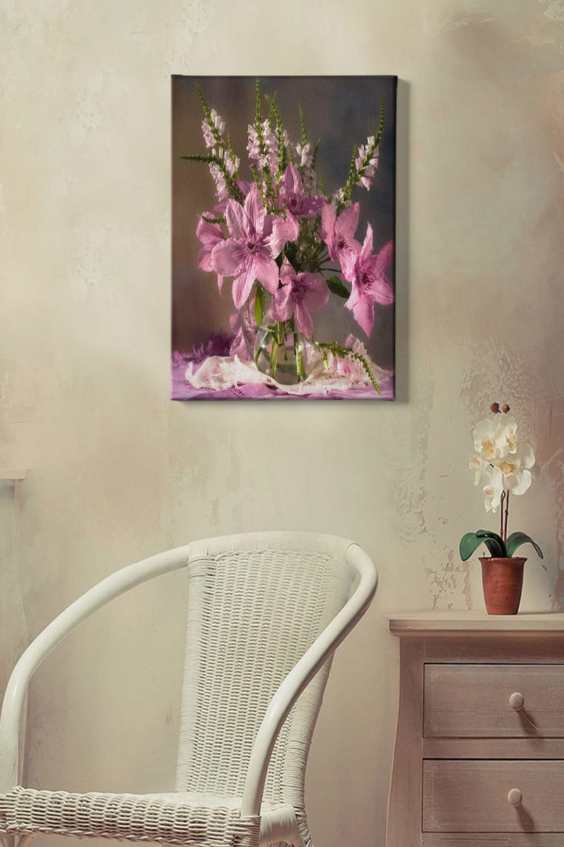 Dekorativ Canvasbilde 50x70 cm - Flerfarget - Interiør - Maleri & posters - Lerretsbilder