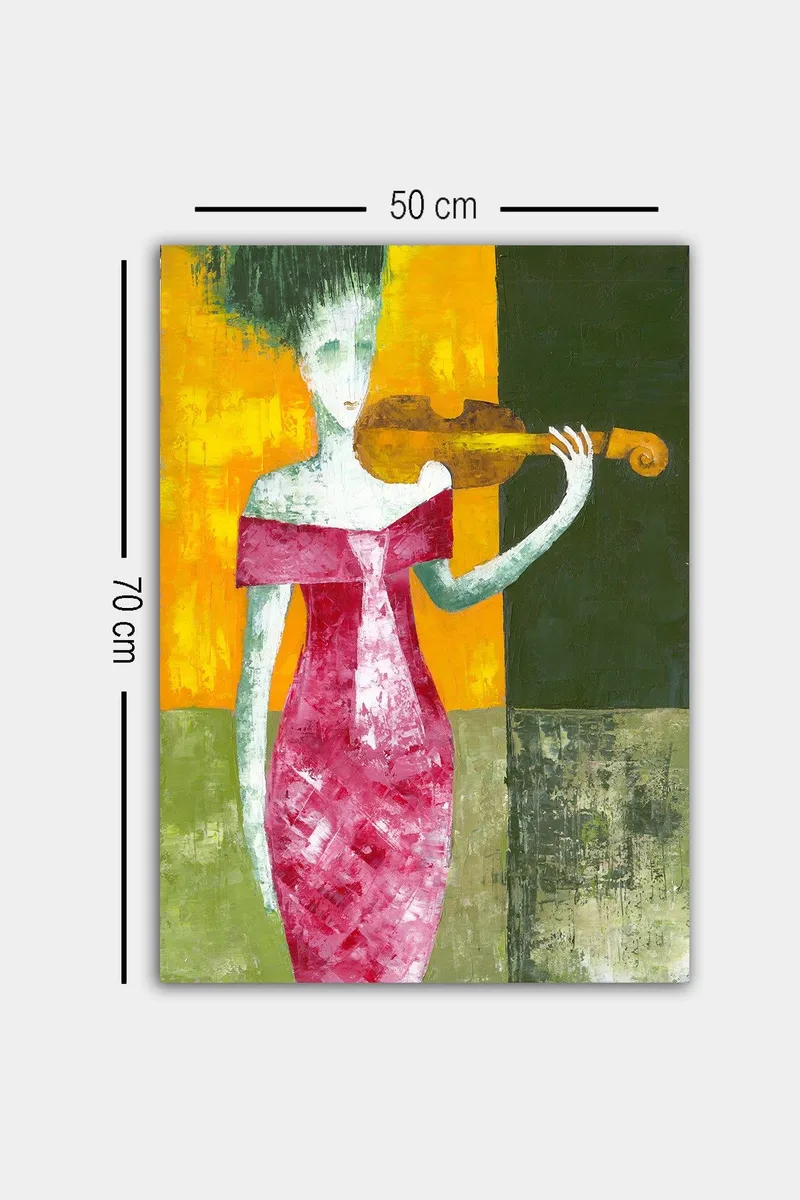 Dekorativ Canvasbilde 50x70 cm - Flerfarget - Interiør - Maleri & posters - Lerretsbilder