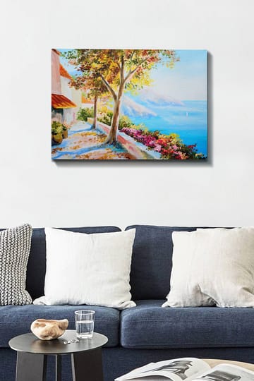 Dekorativ Canvasbilde 50x70 cm - Flerfarget - Interiør - Maleri & posters - Lerretsbilder