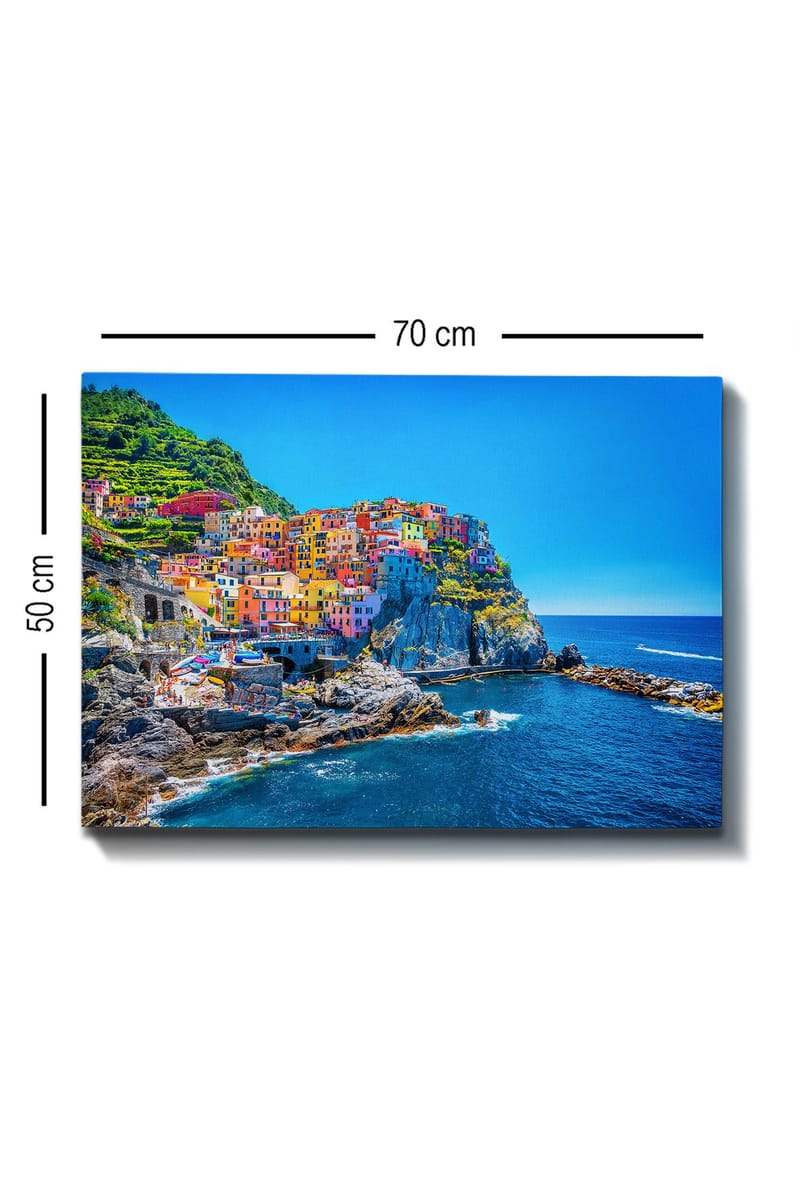 Dekorativ Canvasbilde 50x70 cm - Flerfarget - Interiør - Maleri & posters - Lerretsbilder