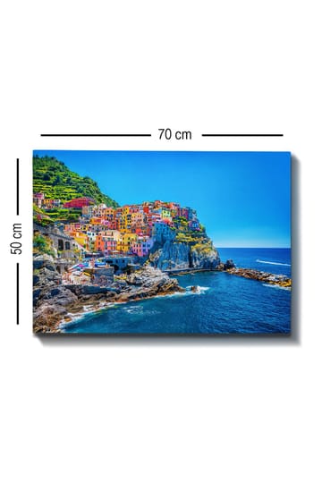 Dekorativ Canvasbilde 50x70 cm - Flerfarget - Interiør - Maleri & posters - Lerretsbilder