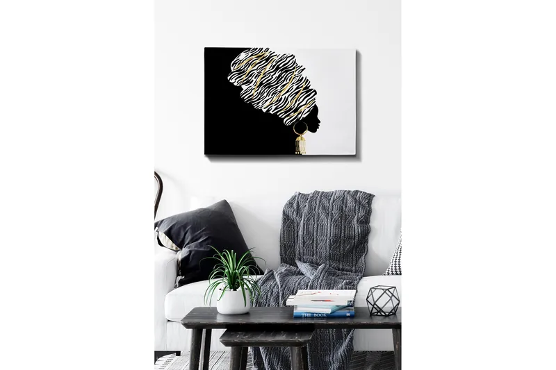 Dekorativ Canvasbilde 50x70 cm, Flerfarget