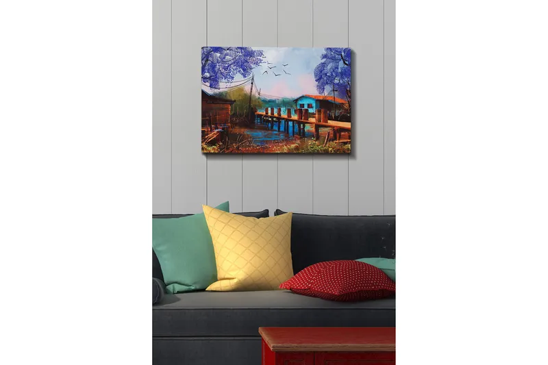 Dekorativ Canvasbilde 50x70 cm, Flerfarget