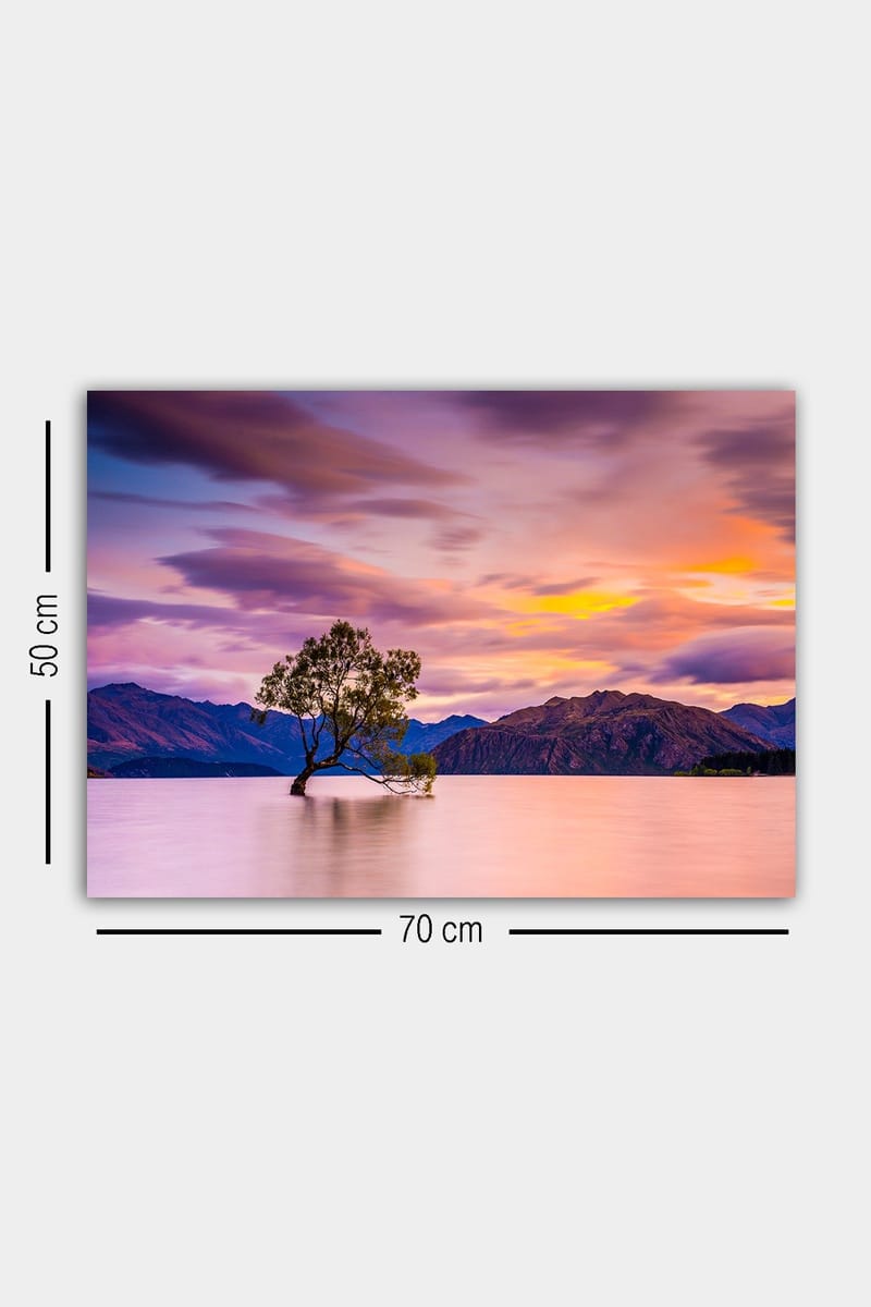 Dekorativ Canvasbilde 50x70 cm - Flerfarget - Interiør - Maleri & posters - Lerretsbilder