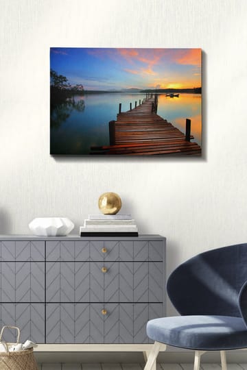 Dekorativ Canvasbilde 50x70 cm - Flerfarget - Interiør - Maleri & posters - Lerretsbilder