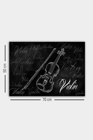 Dekorativ Canvasbilde 50x70 cm - Flerfarget - Interiør - Maleri & posters - Lerretsbilder