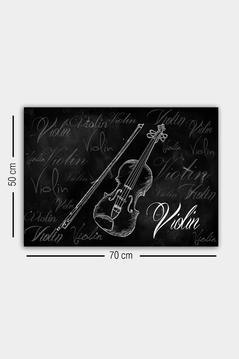 Dekorativ Canvasbilde 50x70 cm - Flerfarget - Interiør - Maleri & posters - Lerretsbilder