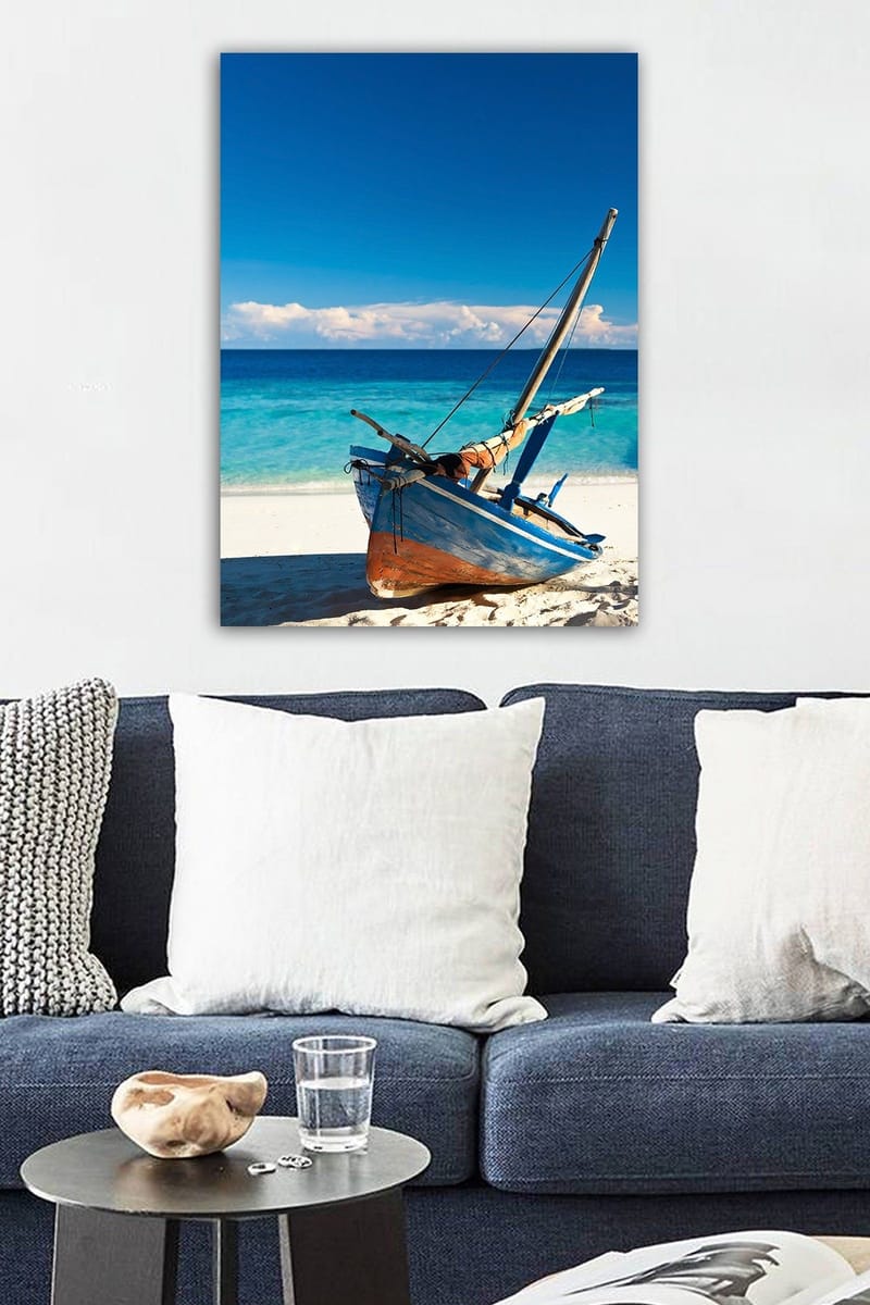 Dekorativ Canvasbilde 50x70 cm - Flerfarget - Interiør - Maleri & posters - Lerretsbilder