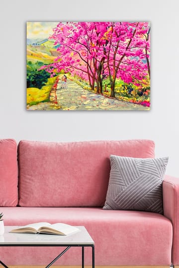 Dekorativ Canvasbilde 50x70 cm - Flerfarget - Interiør - Maleri & posters - Lerretsbilder