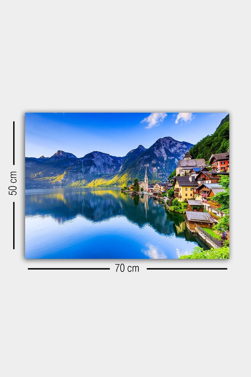 Dekorativ Canvasbilde 50x70 cm - Flerfarget - Interiør - Maleri & posters - Lerretsbilder