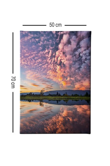 Dekorativ Canvasbilde 50x70 cm - Flerfarget - Interiør - Maleri & posters - Lerretsbilder