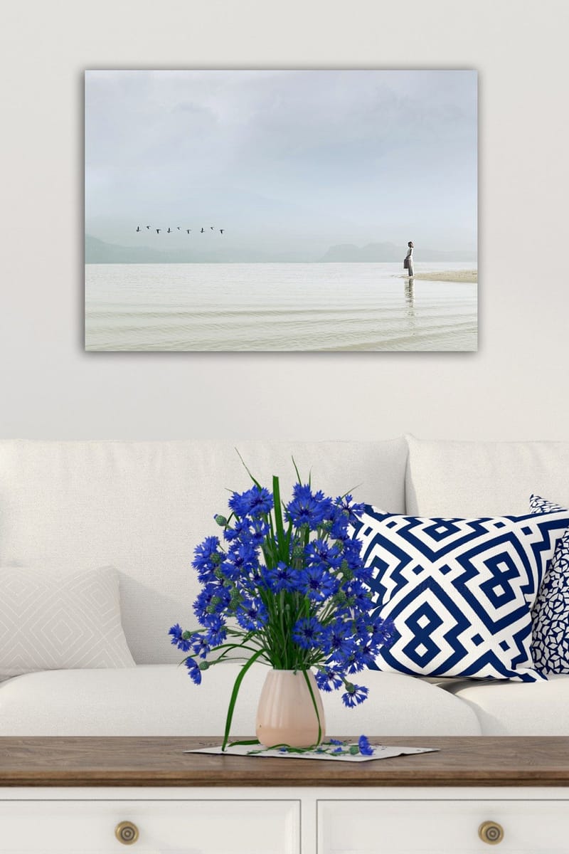 Dekorativ Canvasbilde 50x70 cm - Flerfarget - Interiør - Maleri & posters - Lerretsbilder