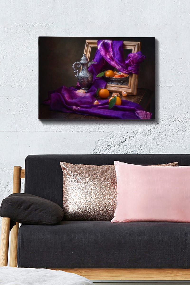 Dekorativ Canvasbilde 50x70 cm - Flerfarget - Interiør - Maleri & posters - Lerretsbilder