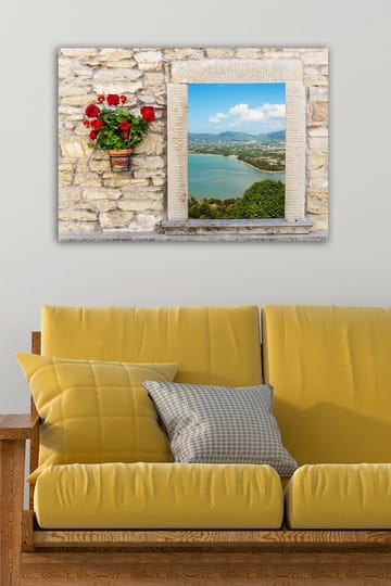 Dekorativ Canvasbilde 50x70 cm - Flerfarget - Interiør - Maleri & posters - Lerretsbilder