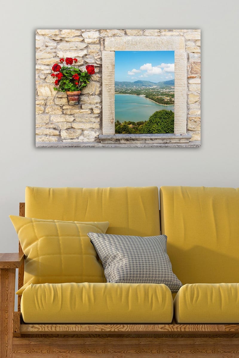 Dekorativ Canvasbilde 50x70 cm - Flerfarget - Interiør - Maleri & posters - Lerretsbilder