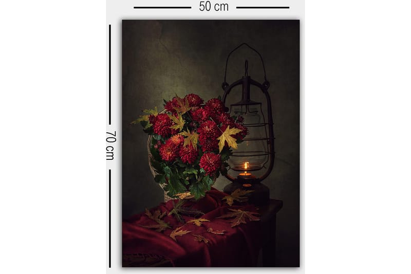 Dekorativ Canvasbilde 50x70 cm - Flerfarget - Interiør - Maleri & posters - Lerretsbilder