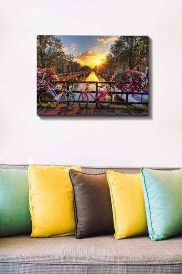 Dekorativ Canvasbilde 50x70 cm - Flerfarget - Interiør - Maleri & posters - Lerretsbilder