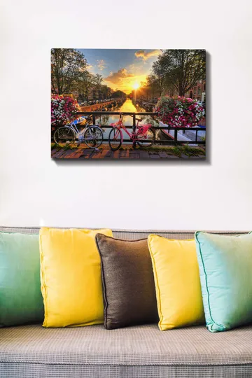 Dekorativ Canvasbilde 50x70 cm - Flerfarget - Interiør - Maleri & posters - Lerretsbilder