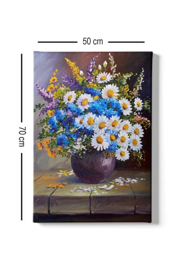 Dekorativ Canvasbilde 50x70 cm - Flerfarget - Interiør - Maleri & posters - Lerretsbilder