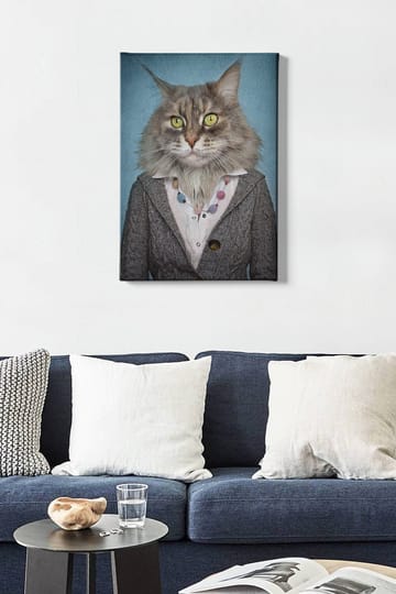 Dekorativ Canvasbilde 50x70 cm - Flerfarget - Interiør - Maleri & posters - Lerretsbilder