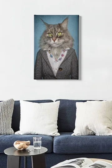 Dekorativ Canvasbilde 50x70 cm - Flerfarget - Interiør - Maleri & posters - Lerretsbilder