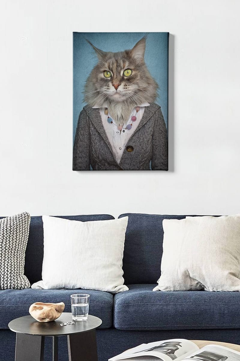 Dekorativ Canvasbilde 50x70 cm - Flerfarget - Interiør - Maleri & posters - Lerretsbilder