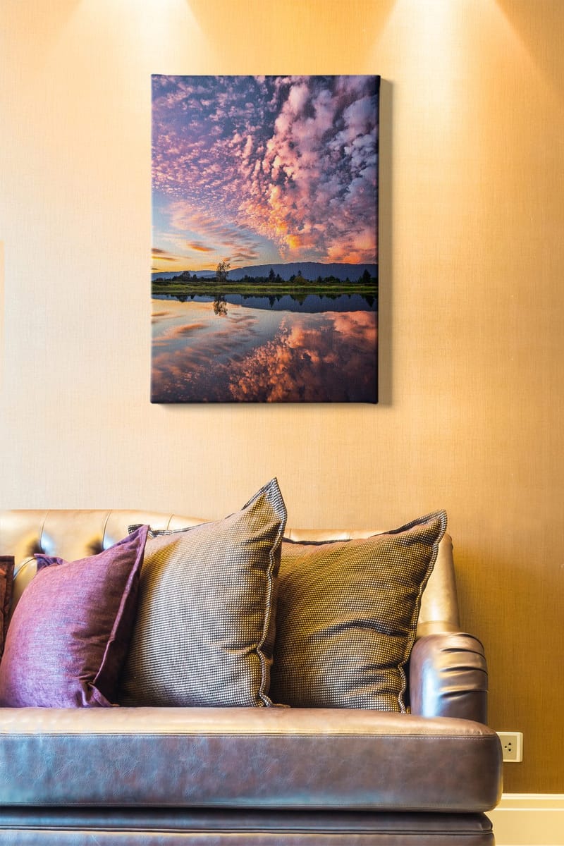 Dekorativ Canvasbilde 50x70 cm - Flerfarget - Interiør - Maleri & posters - Lerretsbilder