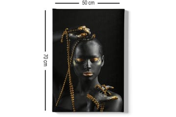 Dekorativ Canvasbilde 50x70 cm - Flerfarget - Interiør - Maleri & posters - Lerretsbilder