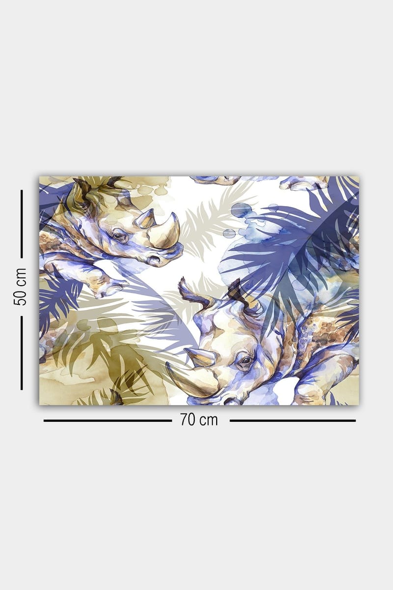 Dekorativ Canvasbilde 50x70 cm - Flerfarget - Interiør - Maleri & posters - Lerretsbilder