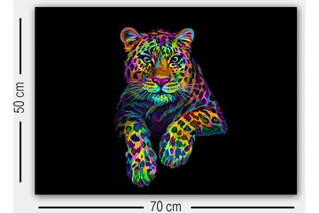 Dekorativ Canvasbilde 50x70 cm - Flerfarget - Interiør - Maleri & posters - Lerretsbilder